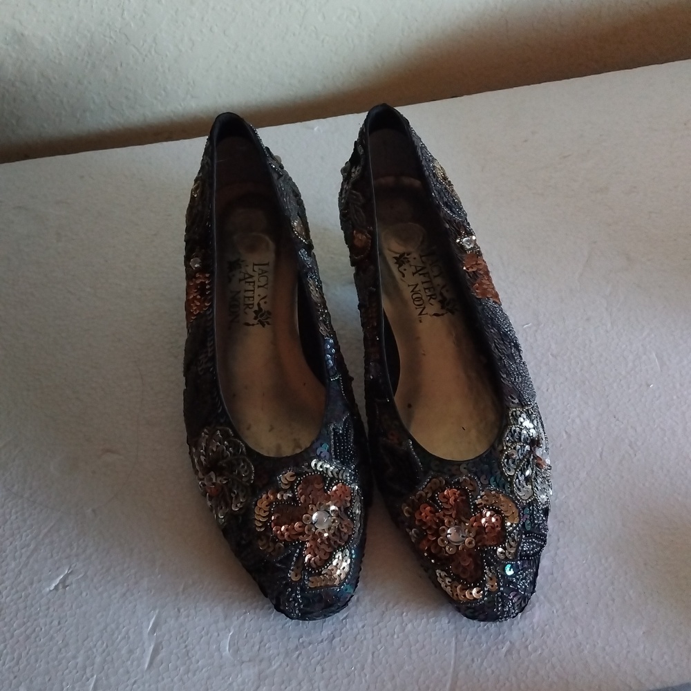 Sequin shoes